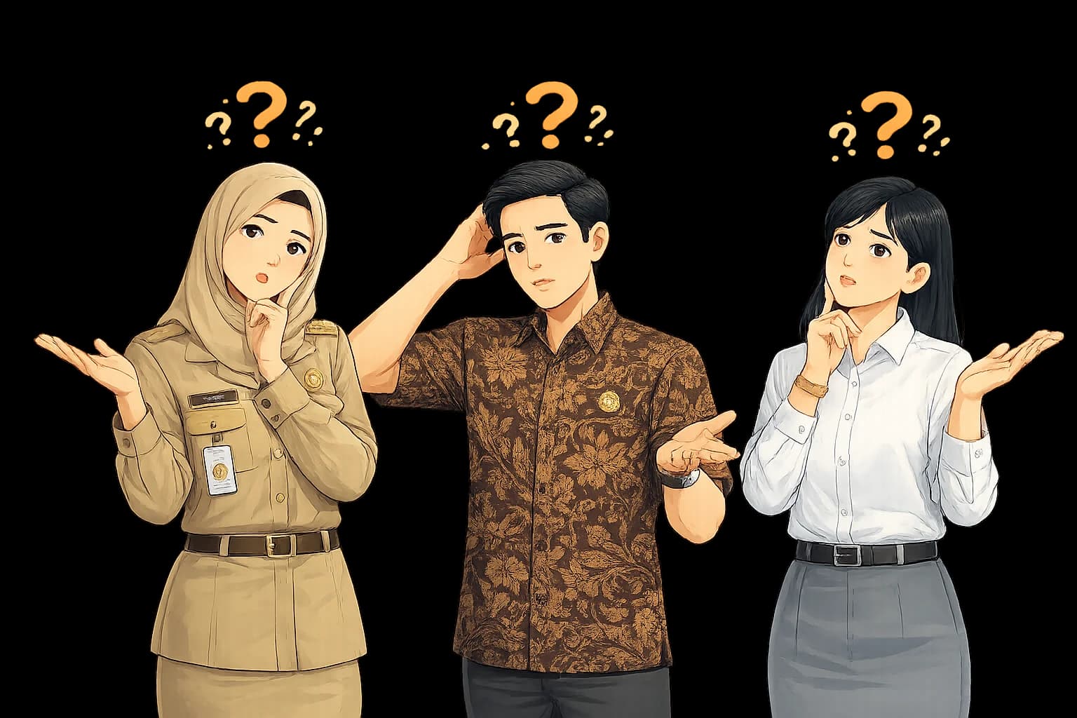 Ilustrasi Pertanyaan & QnA Pelatihan Diklat