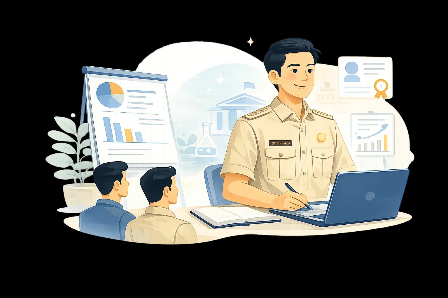Widyaiswara dalam bidang keahliannya